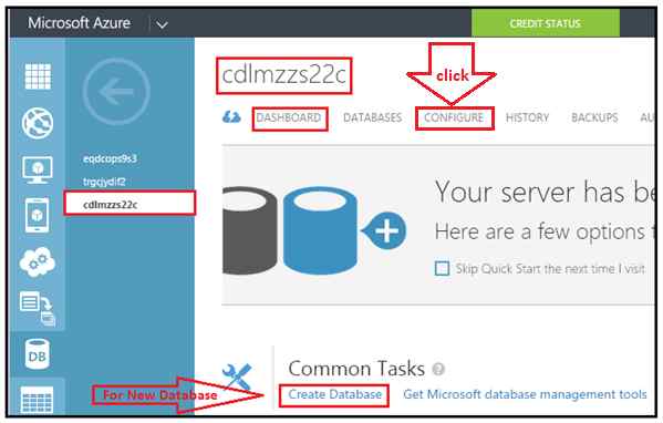 configuration section
